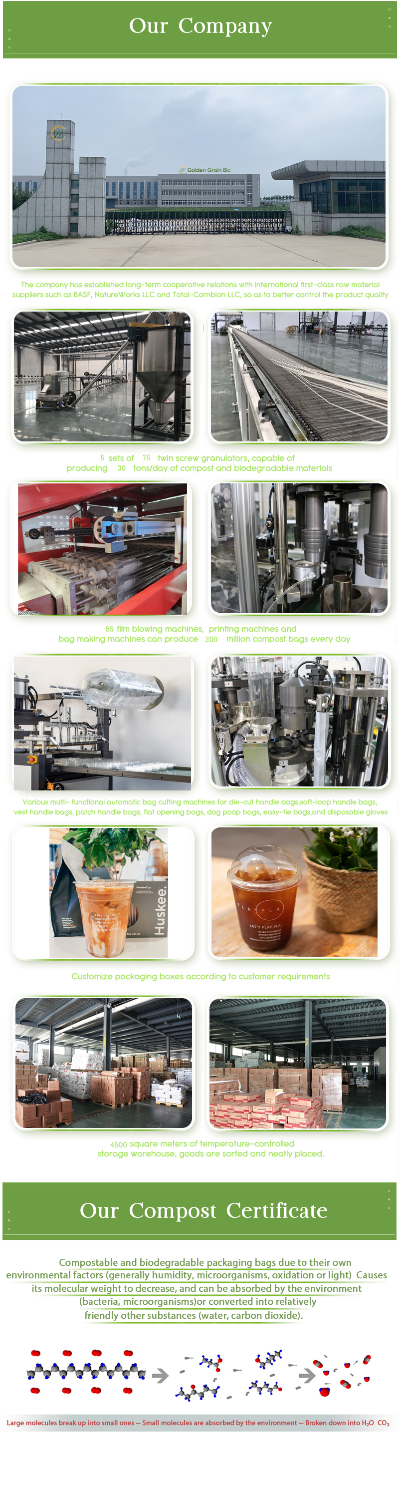 Custom Compostable Biodegradable PLA Cups 9 Oz for Restaurant