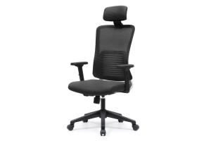 Quality 22KGS Mesh Back Desk Chair , Conjoined ​Armrest Office Net Chair wholesale