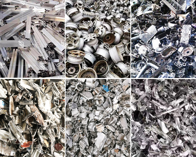 New Scrap Steel Aluminum Metal Scrap Aluminum Frame Shredder Machine Waste Aluminum Recycling Machine