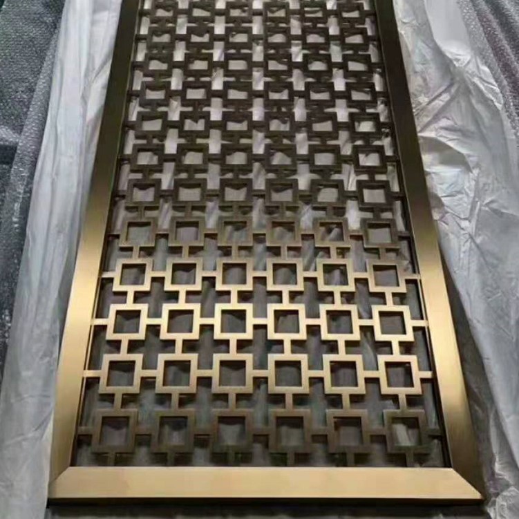 Laser Cutting Aluminium Decorative Interior Metal Etched Wall Panels