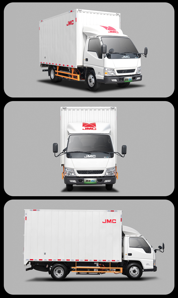 Delivery 2023 Jmc S350 Electric Pickup Truck with 9-Hour Trickle Charging Time and 100km/h Maximum Speed
