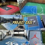 Outdoor Interlocking Pp Pvc Vinyl Sports Half Court Flooring Tile For Basketball