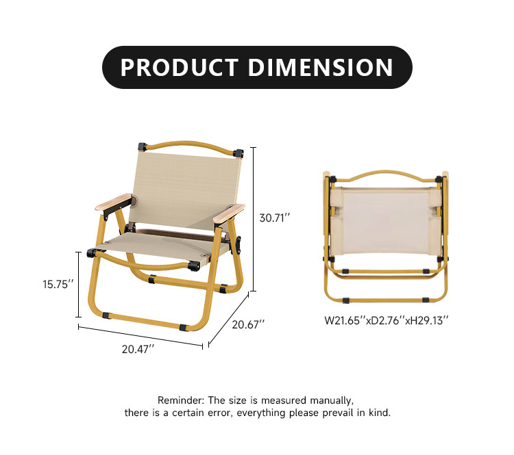China Cheap Classic Compact Camping Chair Comfortable Lightweight Folding