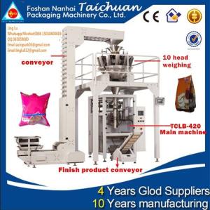 Quality factory price TAICHUAN almond/green pean/ sunflower seeds packing machine wholesale