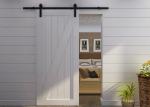 Customized Modern Wood Barn Door , Interior Sliding Barn Doors For Homes