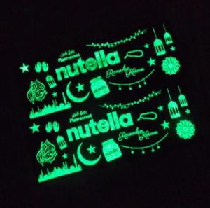 Quality PVC Luminous Self Adhesive Label Stickers Custom Logo With Film wholesale