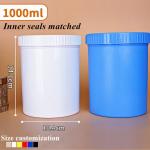 Translucent 250ml 500ml 1000ml PP Cosmetic Jar 1000g Eco Friendly PP plastic