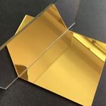 8K Gold Mirror Decorative Stainless Steel Sheet 201 202 304 316 OEM