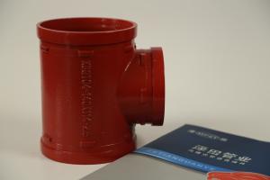 Quality Ductile Iron Grooved Tee Fast Delievery For Construction Machinery wholesale