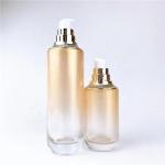 Luxurious and Functional Glass Bottle Set for Packaging Skin Care Lotion and