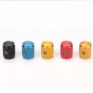 Quality Solid Aluminum Alloy Guitar Knob Amplifier Volume Potentiometer Knob 6mm 6.35mm wholesale