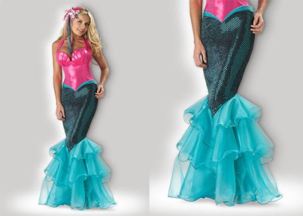 Mermaid 1033 Pink Halloween Adult Costumes , Greek Goddess Dressadult Halloween