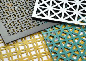 China Exterior Metal Wall Facade Perforated Plate Ss 304 Panel 1mm on sale