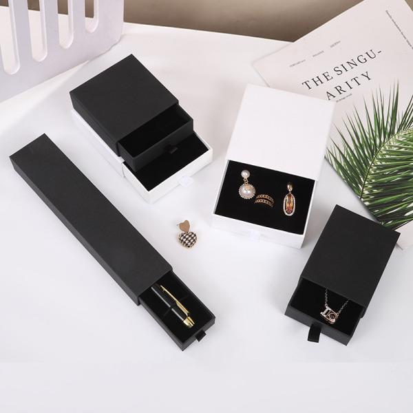 Others Custom Luxury Drawer Slider Cardboard Gift Jewelry Necklace Bracelet Ring