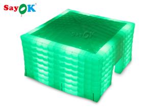 Quality Go Outdoors Inflatable Tent LED Cube Inflatable Air Tent For Commercial Advertising Party Decoration wholesale
