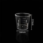 Medicine Cups Clear Transparent Disposable Cups PP Plastic Medicine Dispenser
