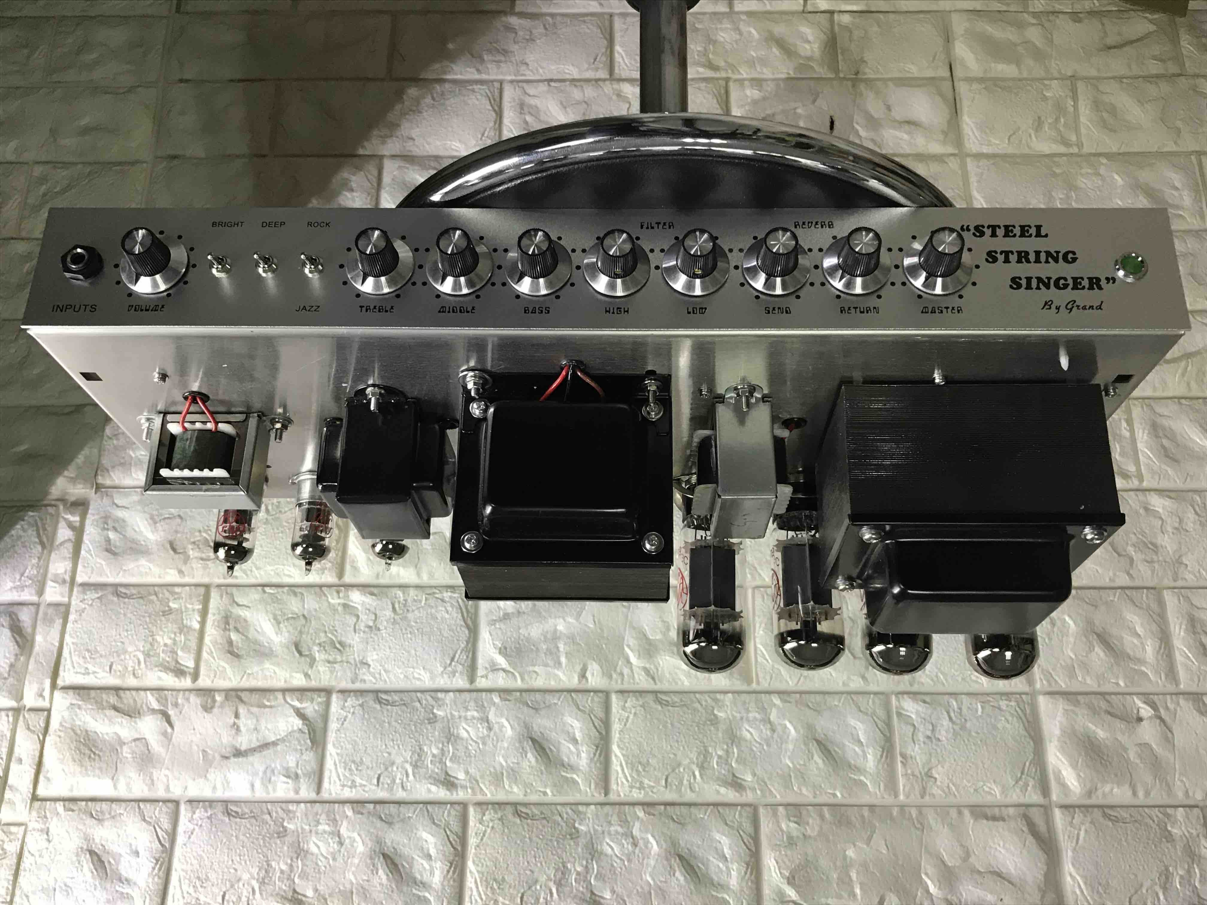 Professional Tube Guitar AMP Head 100W Dumble Tone SSS Steel String Singer Valve Amplifier With JJ Tubes Imported Parts
