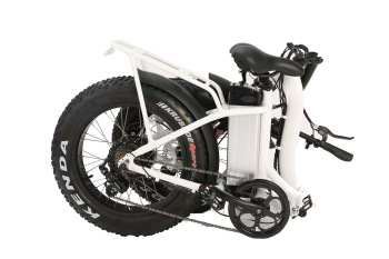 Customized 36v 500w Power Supply 20" Foldable Electric Bike with 7 Speeds and Fat Tyre