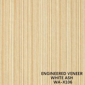 Quality Natural White Ash WA-X106 Reconstituted Wood Veneer Dark Yellow Color For Furniture wholesale