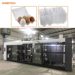 Quality PLC Plastic Egg Tray Making Machine Molding Multistations 2.7m wholesale