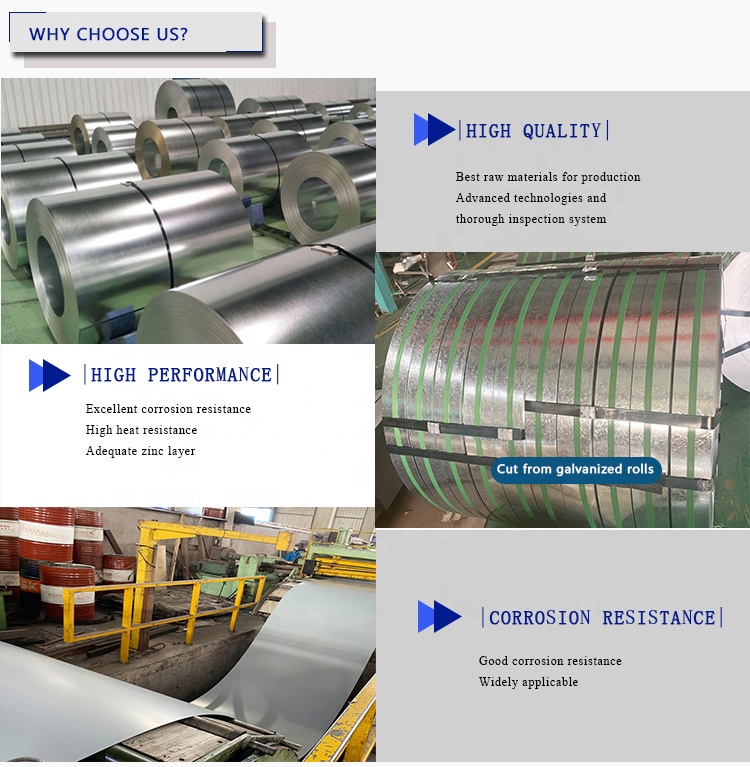 Z40 Z60 Z80 M4 M5 0.27mm 0.3mm Oriented Silicon Steel Coil Galvanized Steel Sheet Metal Roll Coil with PVOC Certificate