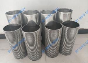 China 75um Filter Percision 904l Johnson Vee Wire Screen on sale