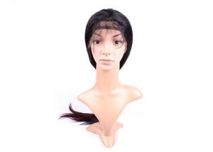 Quality Unprocessed 100% Indian Full Lace Human Hair Wigs Straight With Baby Hair wholesale