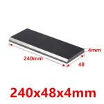 240x48x4mm Vacuum Pump Carbon Vanes EK60 Graphite Plate for KVT/DVT2.140/3.140