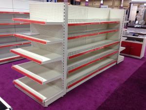 Quality Tegometall Style Supermarket Display Shelving ISO Standard For Goods Display wholesale
