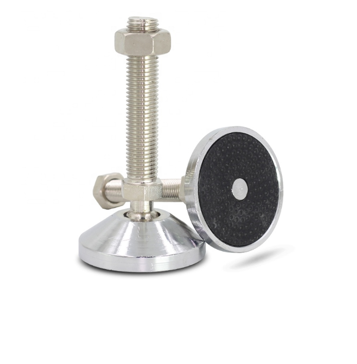 Anti Slip Revolving Adjustable Metal Leveling Foot Adjustable Foot With Nylon Base