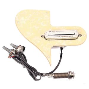 Quality Plastic Cover Single Coil Mandolin Pickup Pickguard Pickups 3 Ply wholesale