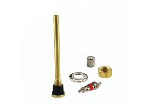Quality Clamp In Tire Valve Brass Straight 115mm TR573 V3.21.7 Brass Core Material wholesale