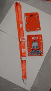 Quality Polyester / ABS Material Badge Holders Lanyards For School Id wholesale