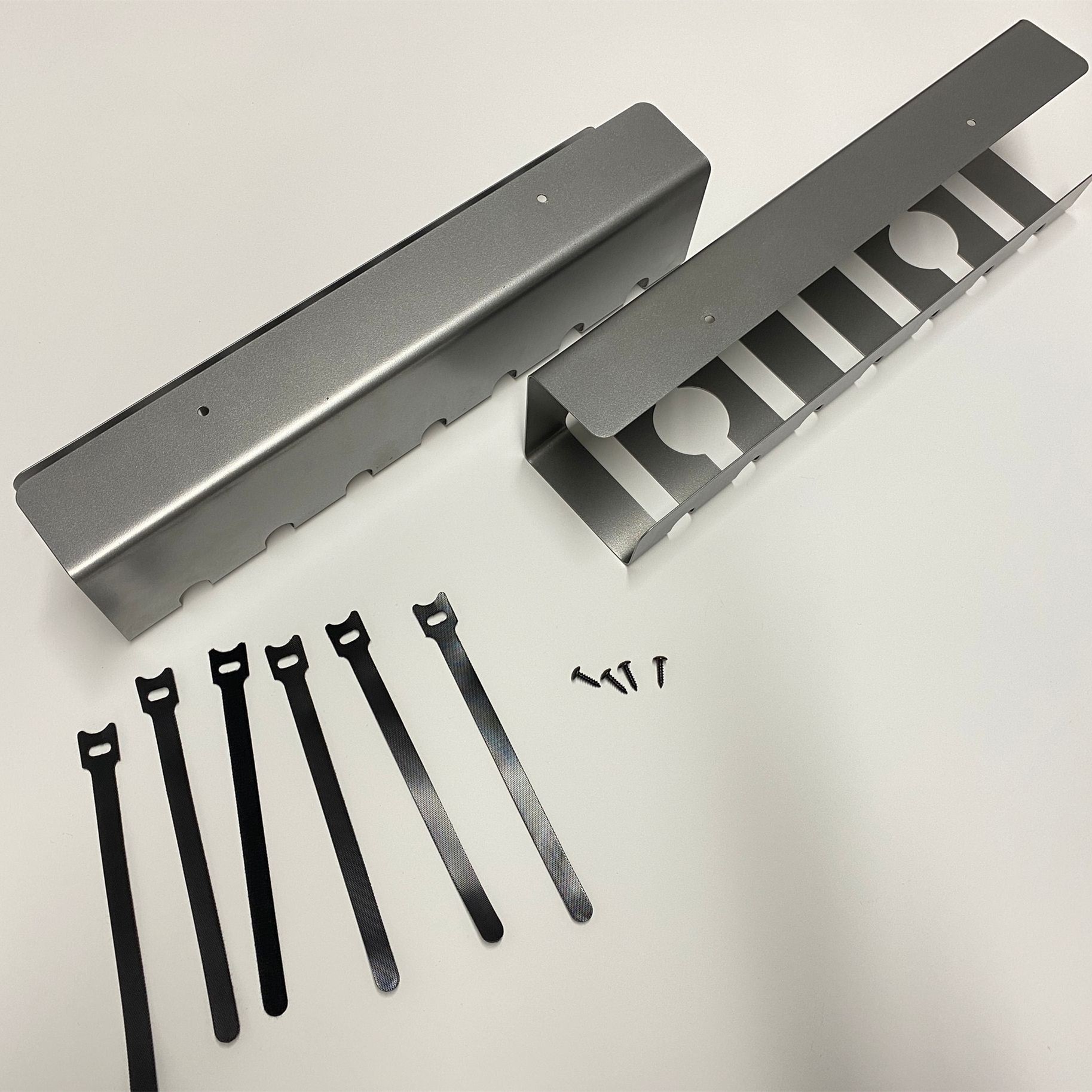 Optimize Your Workplace with our Cable Tray Desk Management Set and Mounting Accessories