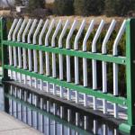 Decorative Wrought Iron Fence Panels Waterproof Cast Iron Railing Powder Coated