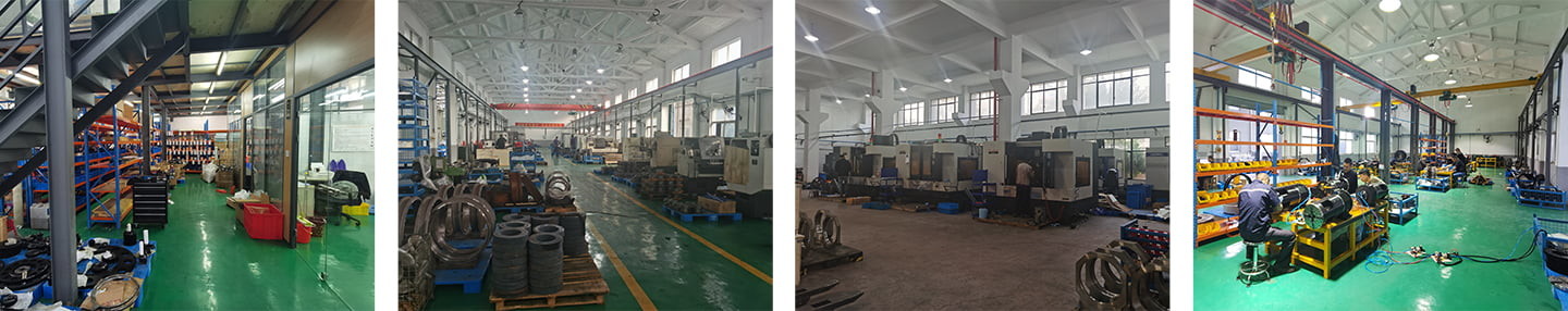 Front Mounted Pneumatic Power Chuck 3 Jaw Chuck For Pipe Thread Machine Tool
