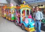 Luxury Cartoon Trackless Train Amusement Ride With Stainless Steel Material