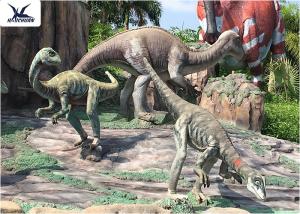 Quality Realistic Rubber Outdoor Dinosaur Statues For Plaza Remote Control wholesale