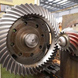 Quality 16 Module 20CrNi2MoA Bevel Spiral Gear Grinding Transmission Gears wholesale
