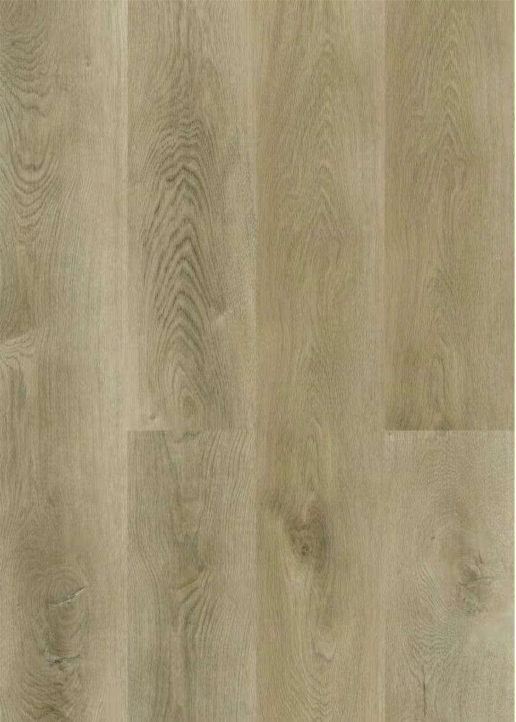 0.3mm SPC Flooring Fire Retardant Noise Prevention Waterproof Stone Brown GKBM LS-M029