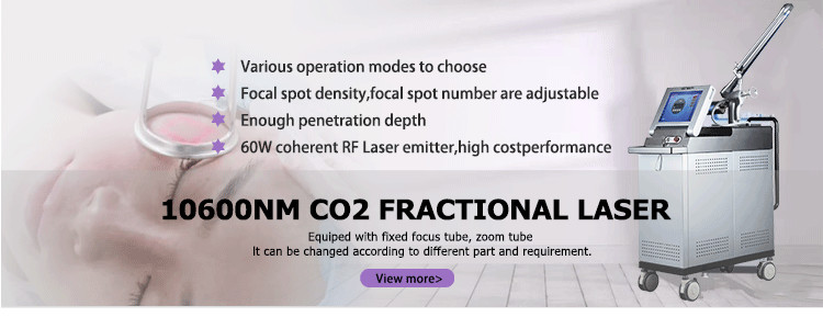 Hot Sale 10.4 Inch true color LCD touch screen 10600 nm wavelength fractional co2 dot laser machine