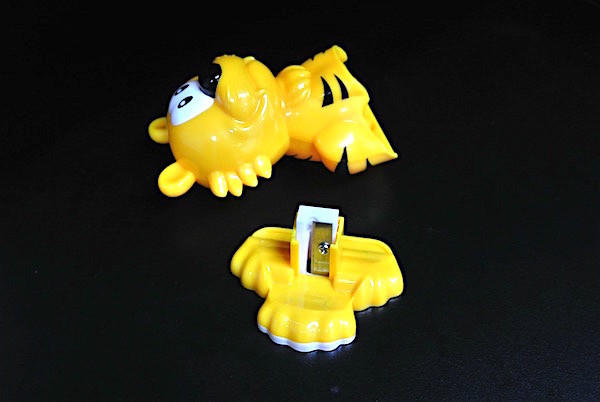 An Yellow Tiger Animal Pencil Sharpener , Toy Pencil Sharpener For School