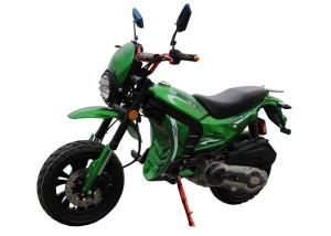Quality Green Color Body Gas Dirt Bikes High Speed With Front Disc Rear Drum wholesale