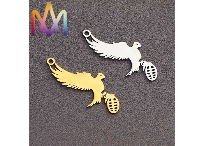 6g Private Logo SS304 Eagle Spread Wings Pendant