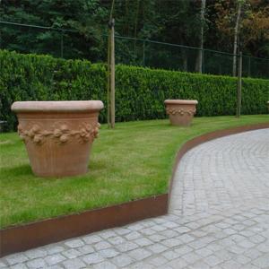 Quality Rusty Corten Steel Garden Bed Edging Retaining Wall 1000mm*200mm wholesale