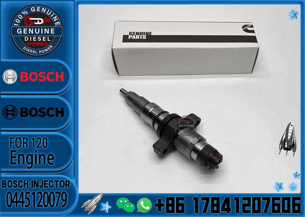 Diesel Fuel Injector 0445120079 504117273 504093216 Injector For Case New Holland Iveco Common Rail Injector 0445120079