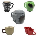 Coffee Mug: Football, Basketball, Baseball Golf Ball Custom Ball Shape Ceramic