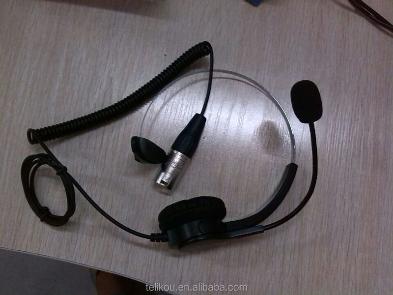 TELIKOU Professional intercom system Earphones & Headphones light weight headset sennheiser microphone