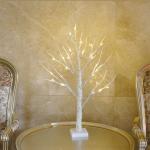 Tabletop Bonsai Tree Light with for Bedroom Desktop Christmas Party Indoor
