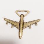 Funny design 3D air plane beer bottle opener, antique bronze plated, innovative